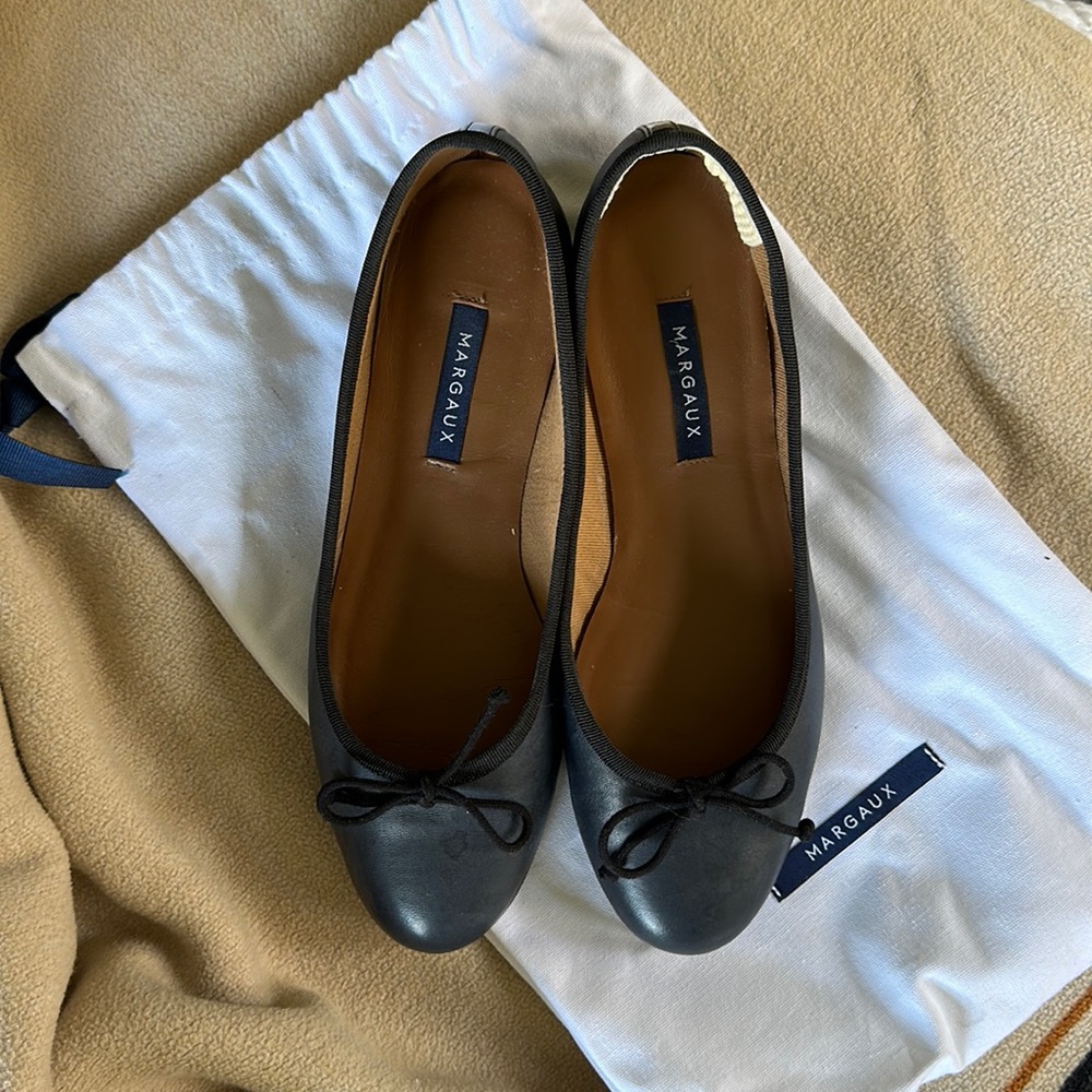 Navy and Black Margaux Demi Ballet Flat